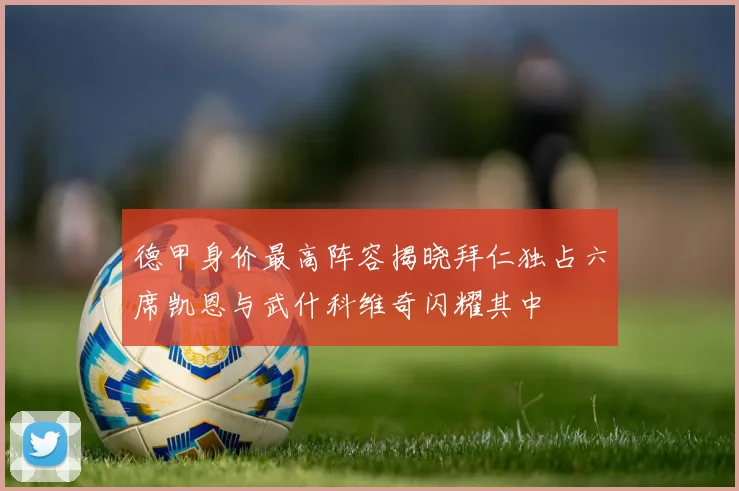 德甲身价最高阵容揭晓拜仁独占六席凯恩与武什科维奇闪耀其中