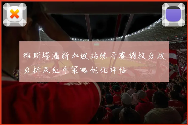 维斯塔潘新加坡站练习赛调校分歧分析及红牛策略优化评估